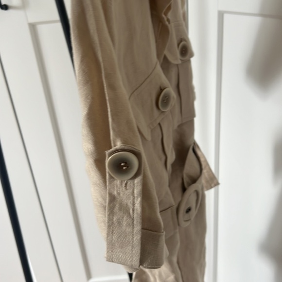 Linen Safari Style Dress - Picture 4 of 6